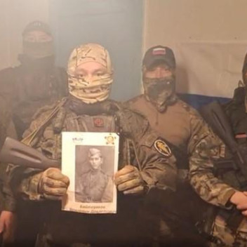 На передовой